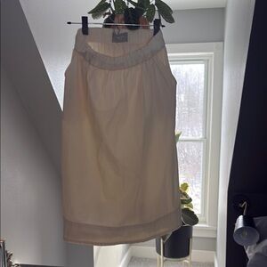 Everlane Cream Skirt
